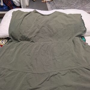 Olive Green Casual Dress